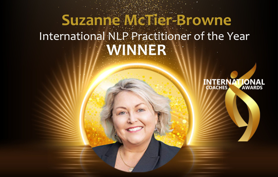 Suzanne McTier Browne, NLP Practitioner of the Year International Coaches Awards